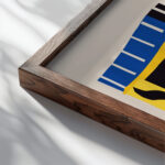 0021 Matisse TheClown 1943 close up dark wood mockup