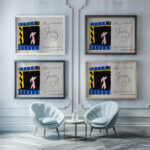 0021 Matisse TheClown 1943 framed posters mockup