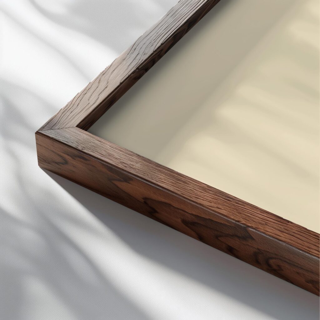0022 bauhaus4 blue 3x4 close up dark wood mockup