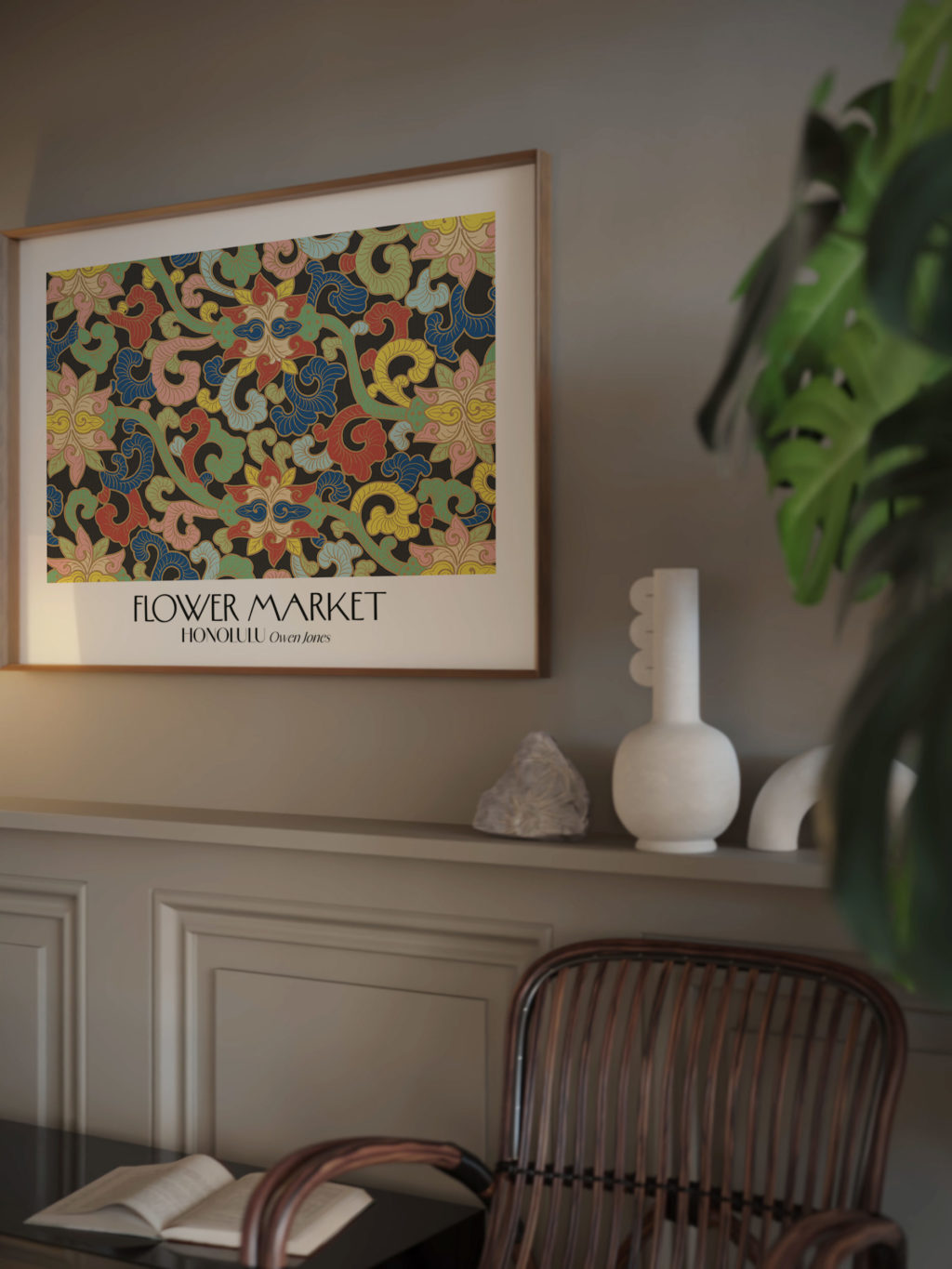 0022 honolulu flower market 3x4 video mockup