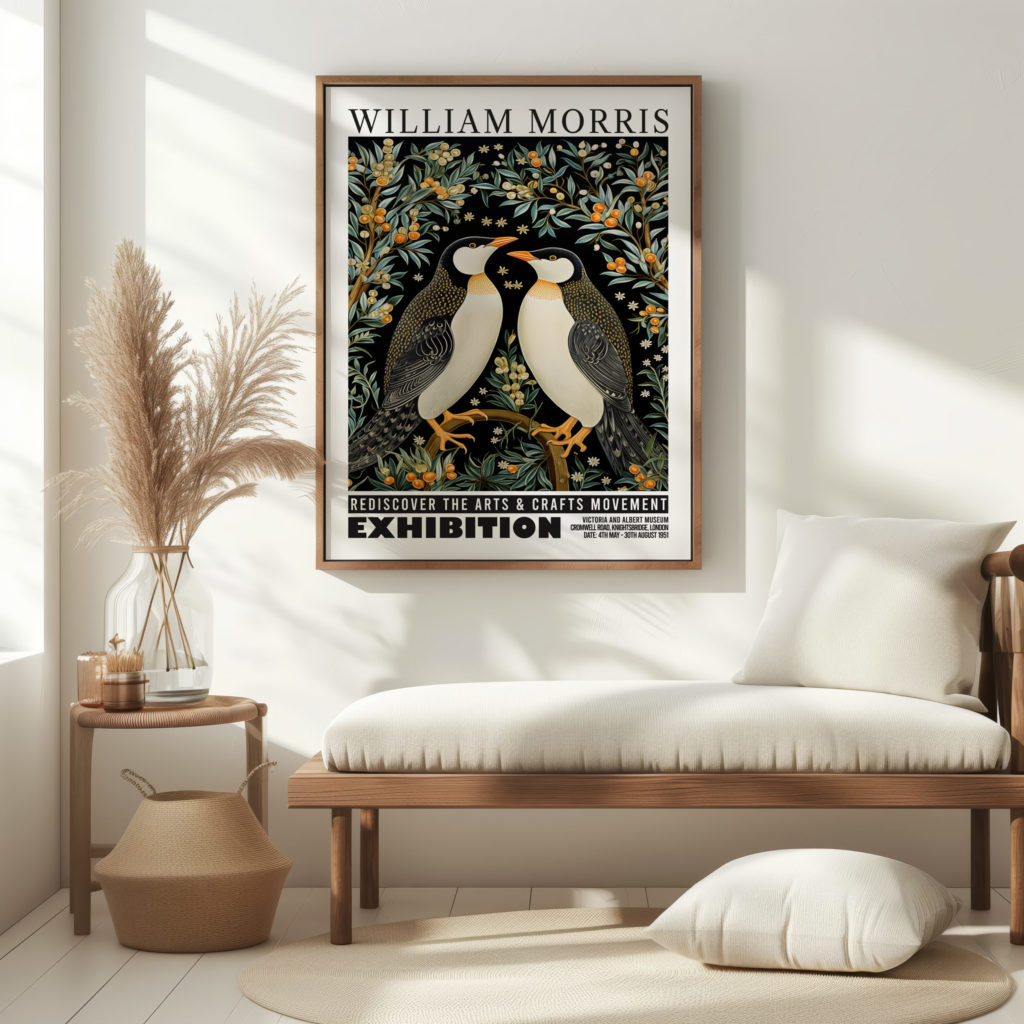 0022 william morris animals exhibition 3x4 5 mockup