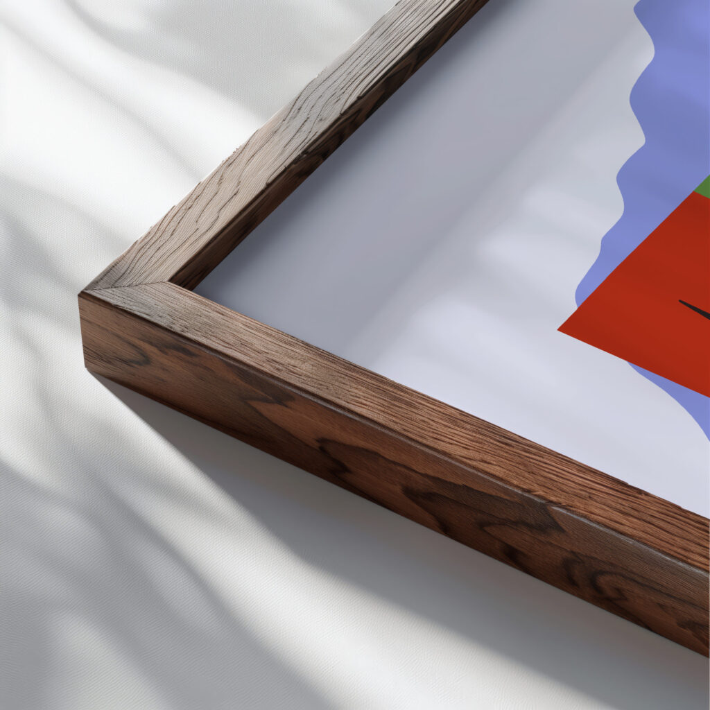 0022 Matisse thedancer 1949 close up dark wood mockup