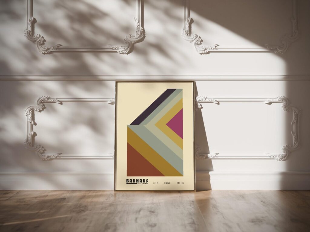 0023 bauhaus4 earth tones 3x4 video mockup