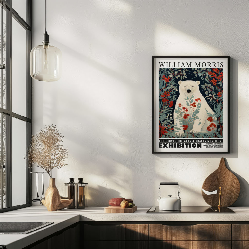 0023 william morris animals exhibition 3x4 6 mockup