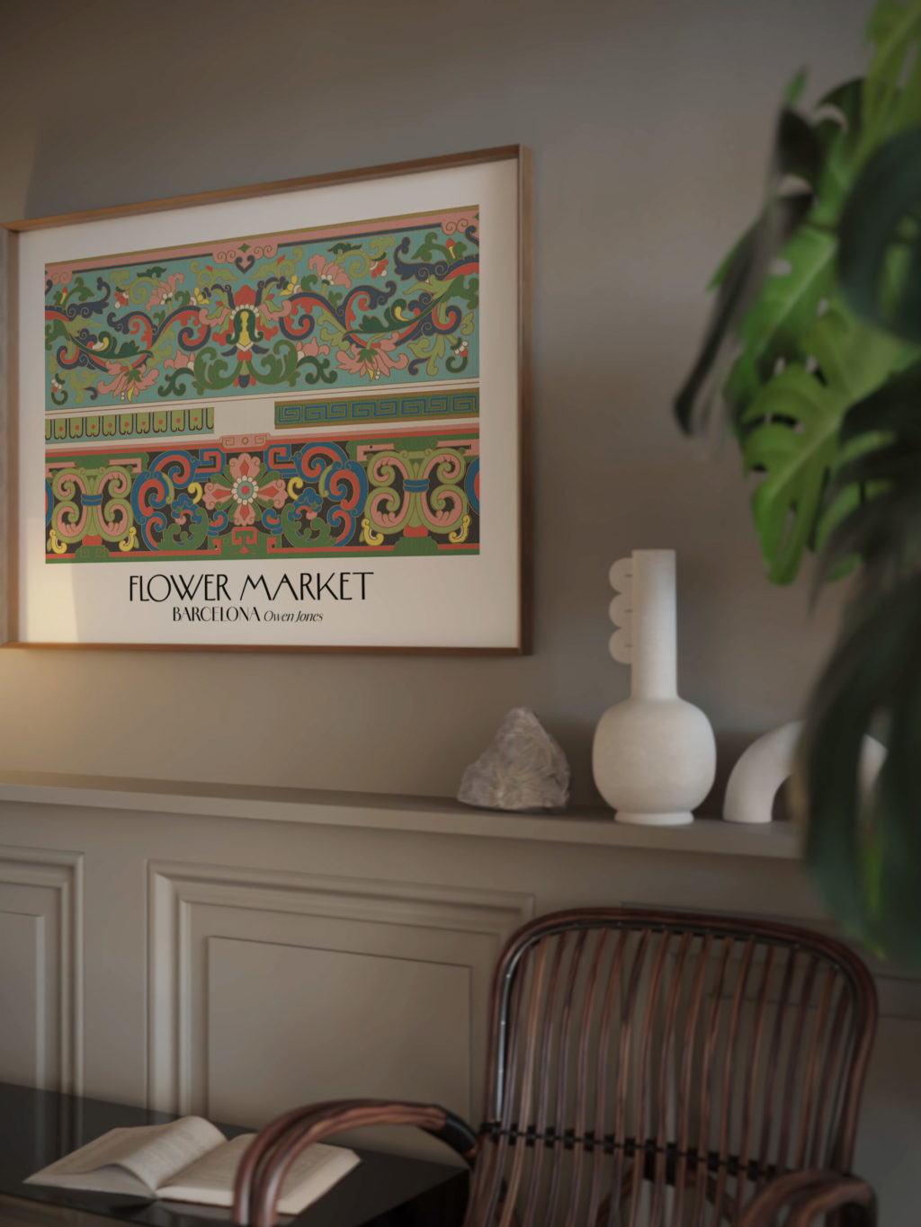 0024 barcelona flower market 3x4 video mockup