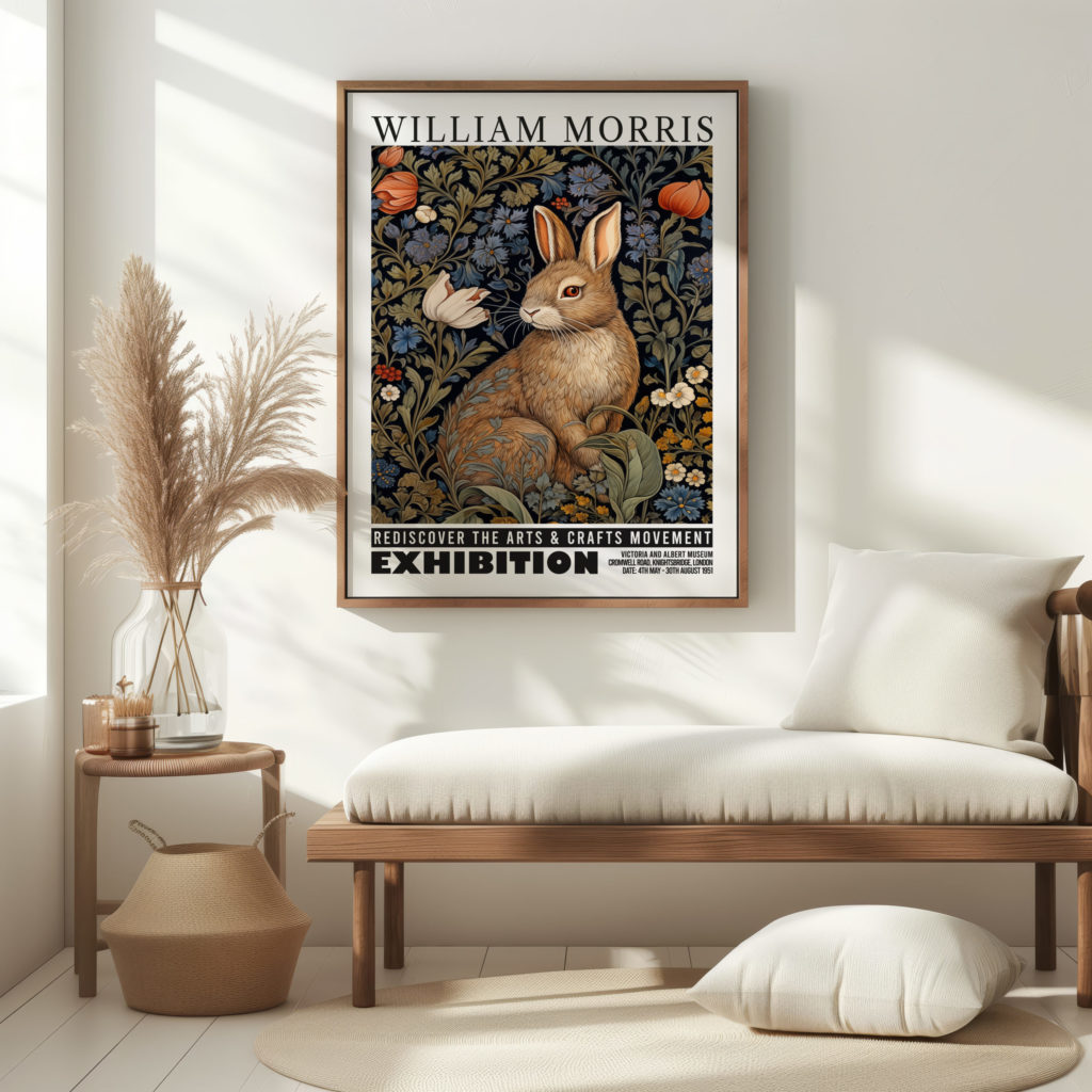 0024 william morris animals exhibition 3x4 5 mockup