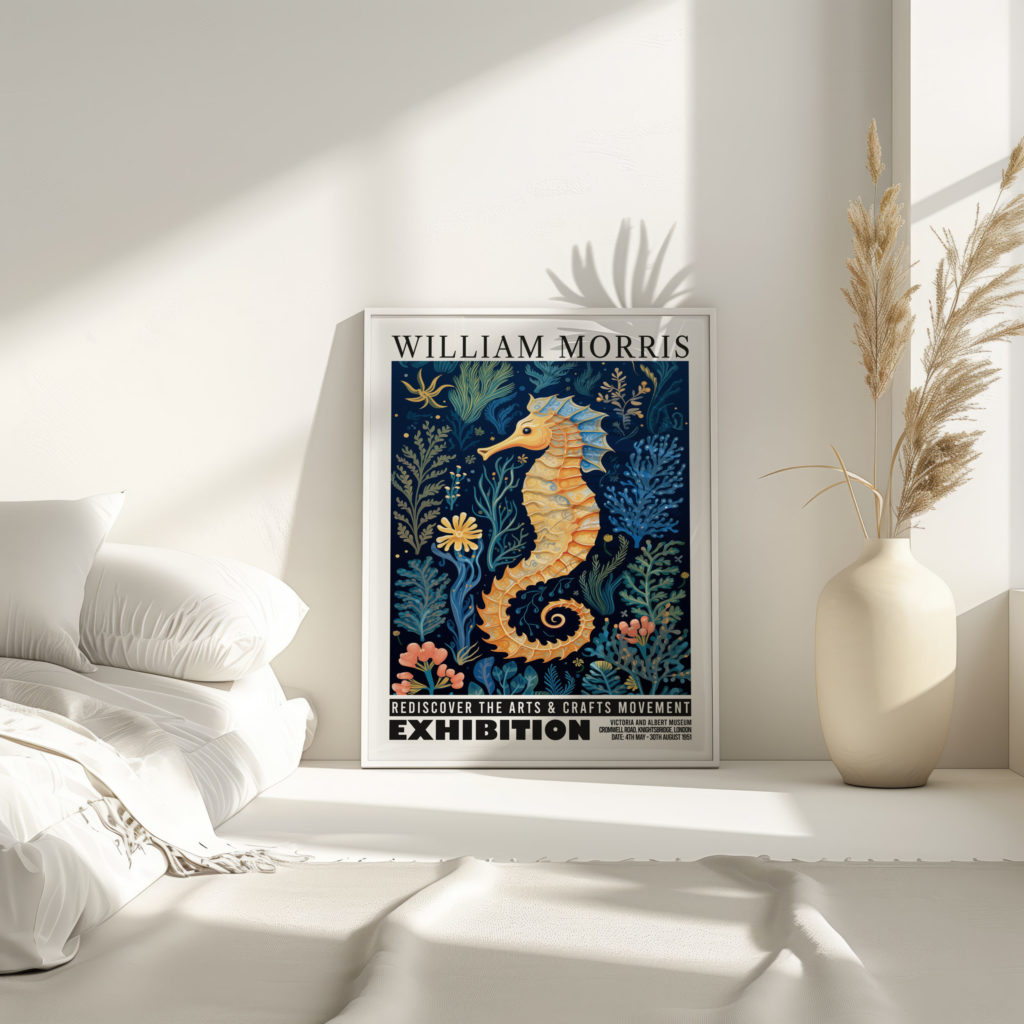 0025 william morris animals exhibition 3x4 4 mockup