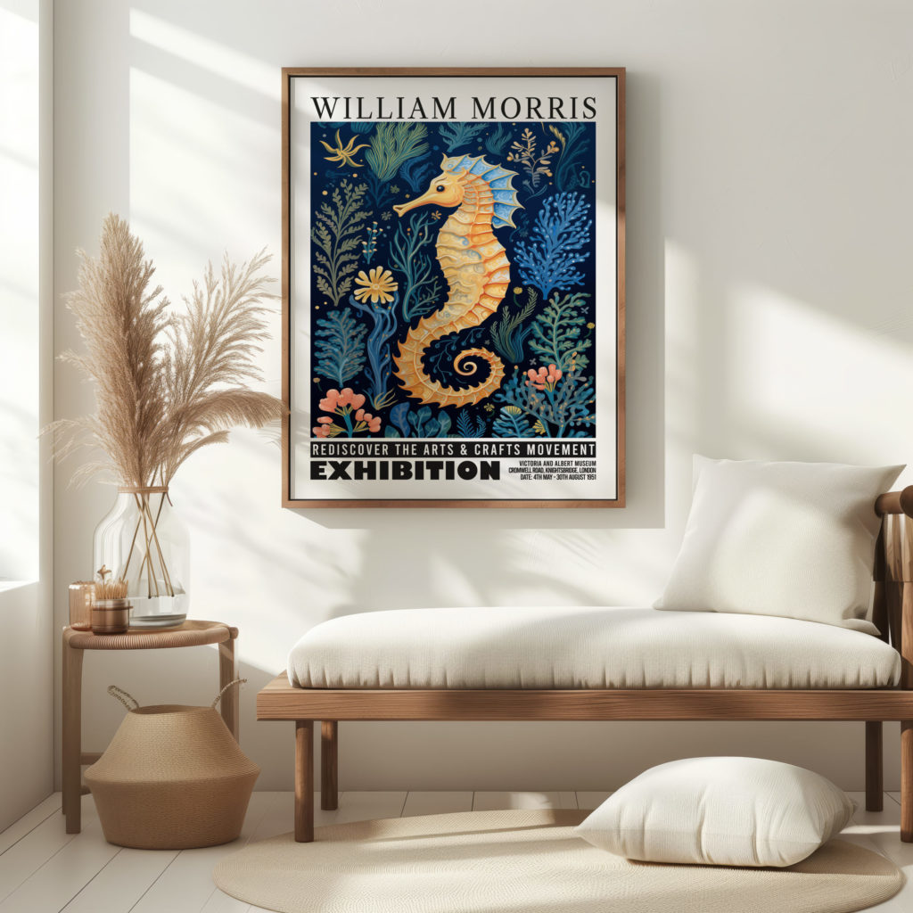 0025 william morris animals exhibition 3x4 5 mockup