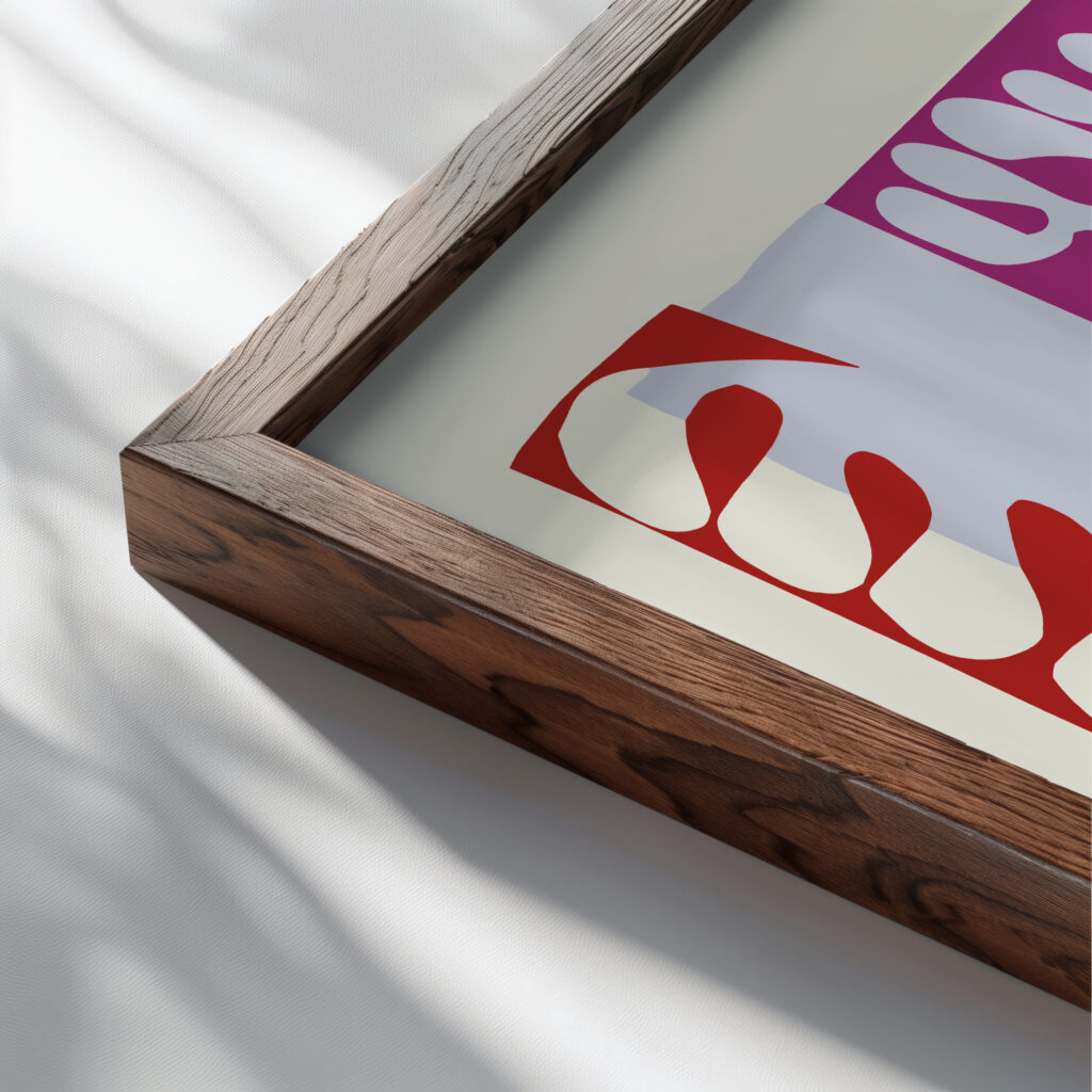 0026 Matisse TheLagoon 1947 close up dark wood mockup