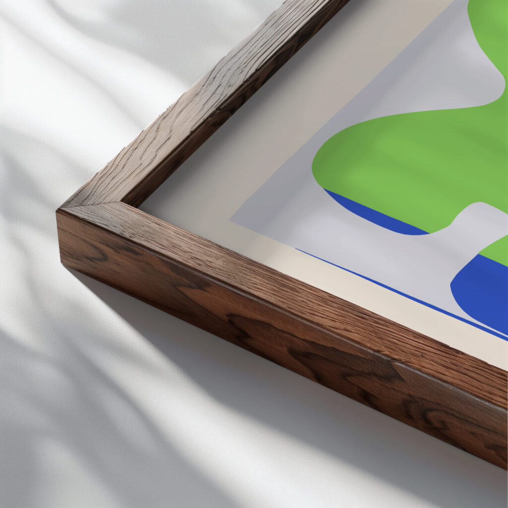 0027 Matisse TheLagoonII 1947 close up dark wood mockup