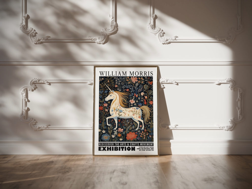0028 william morris animals exhibition 3x4 video mockup