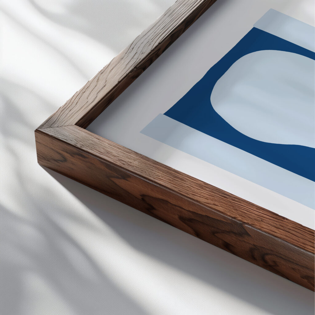 0028 Matisse whitetorsobluetorso 1944 close up dark wood mockup