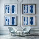 0028 Matisse whitetorsobluetorso 1944 framed posters mockup