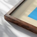 0029 bauhaus5 blue 3x4 close up dark wood mockup