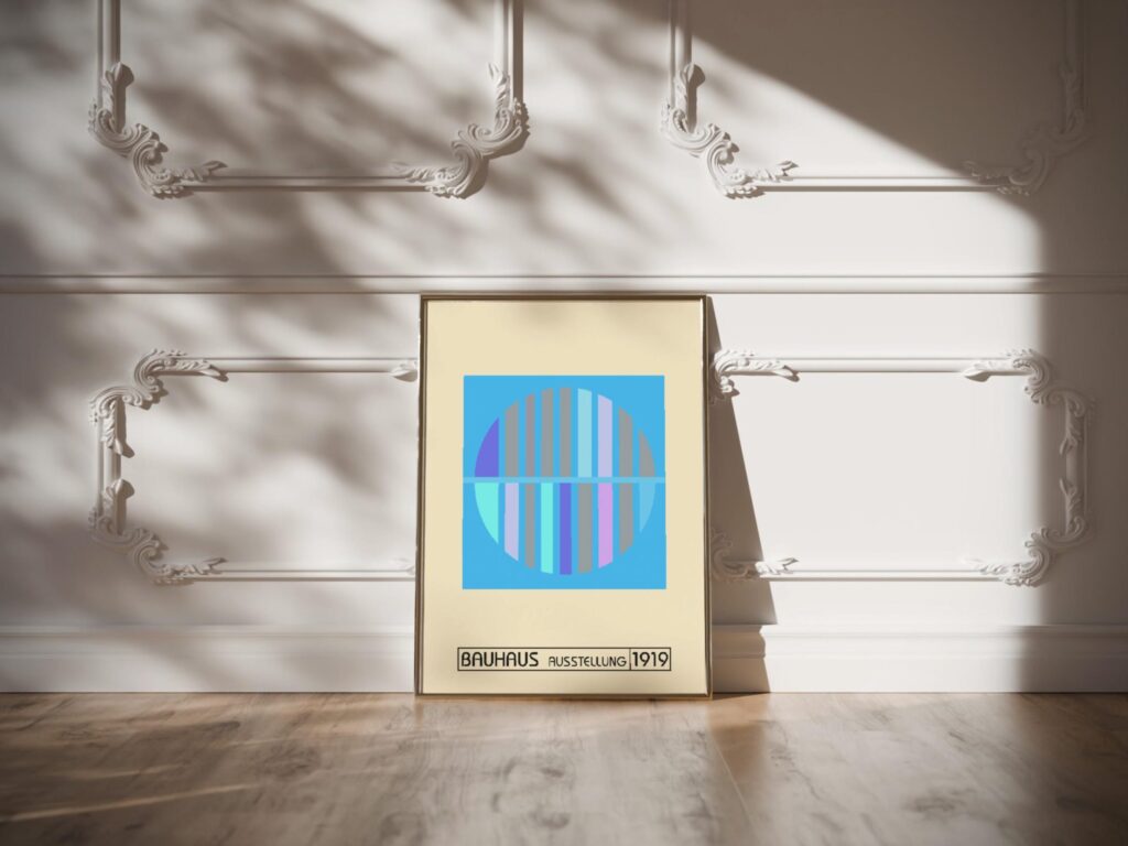 0029 bauhaus5 blue 3x4 video mockup