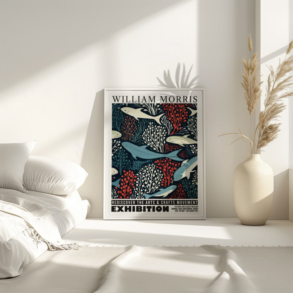 0029 william morris animals exhibition 3x4 4 mockup