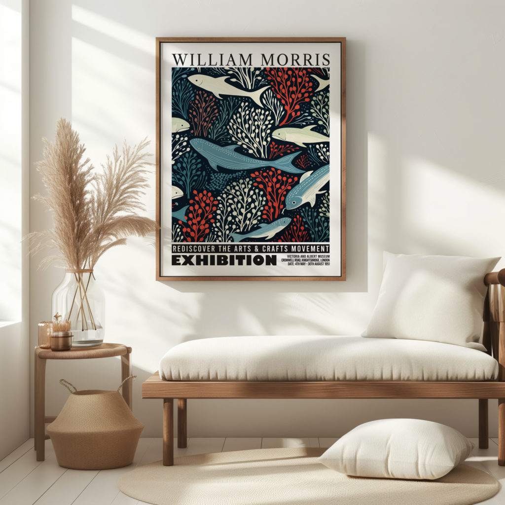 0029 william morris animals exhibition 3x4 5 mockup