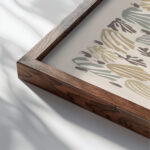 0029 Matisse laperruche neutral 3x4 close up dark wood mockup