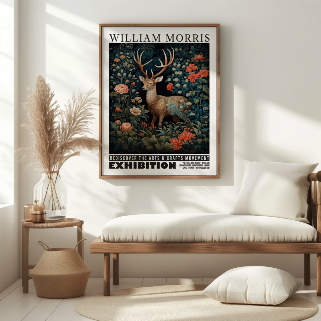 0030 william morris animals exhibition 3x4 5 mockup