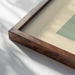 0031 bauhaus5 green 3x4 close up dark wood mockup