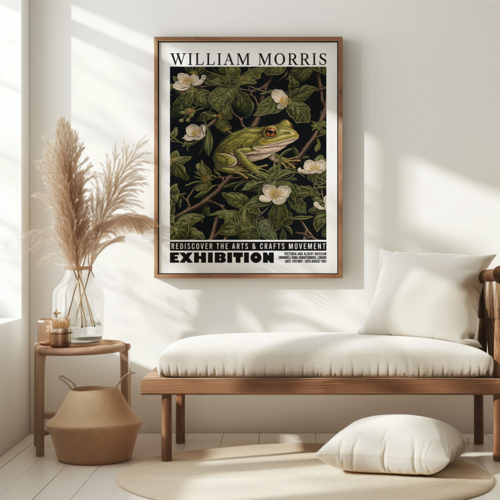 0032 william morris animals exhibition 3x4 5 mockup