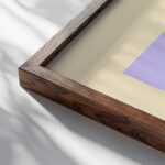 0034 bauhaus5 pink 3x4 close up dark wood mockup