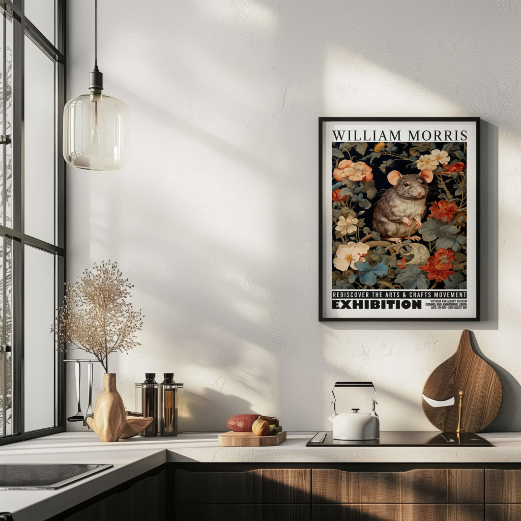 0034 william morris animals exhibition 3x4 6 mockup