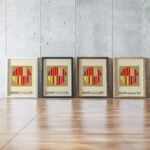 0035 bauhaus5 summer 3x4 framed posters mockup