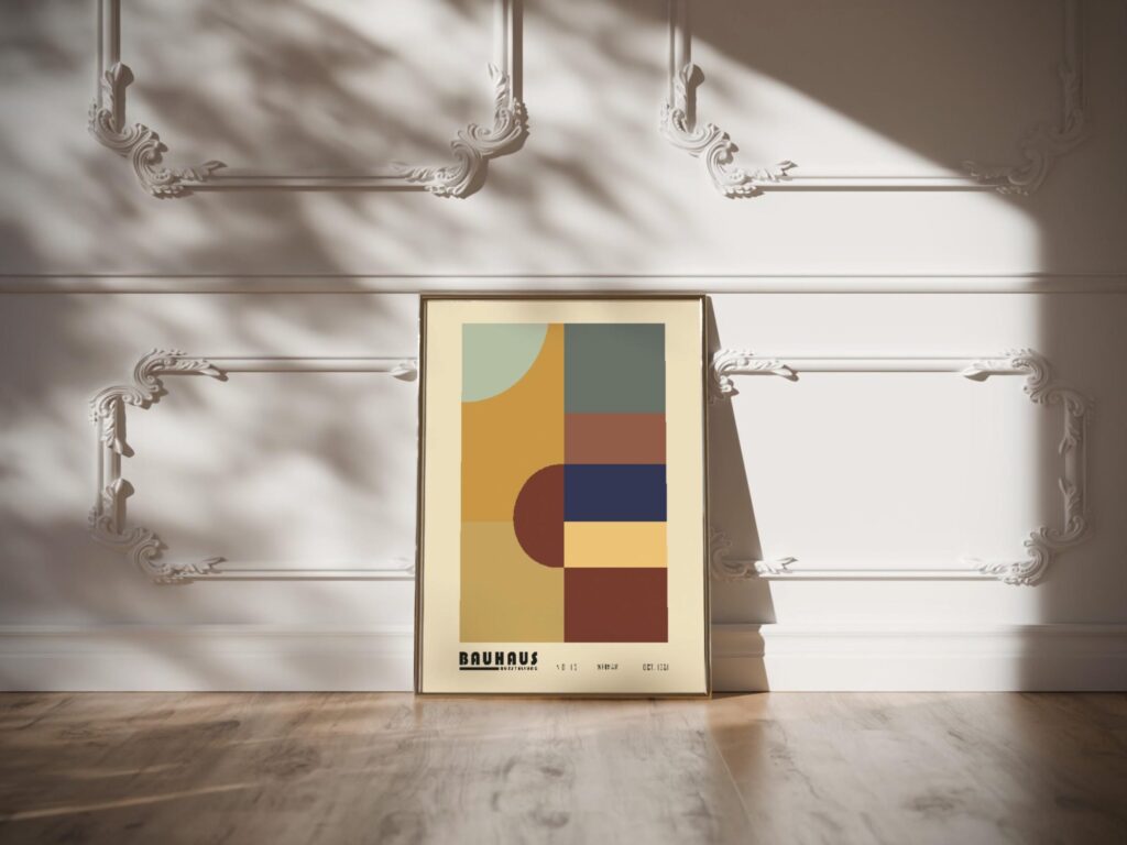 0037 bauhaus6 earth tones 3x4 video mockup