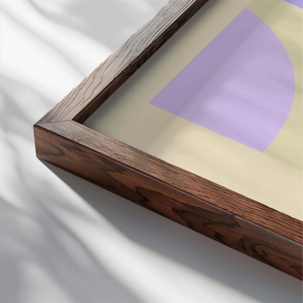 0041 bauhaus6 pink 3x4 close up dark wood mockup