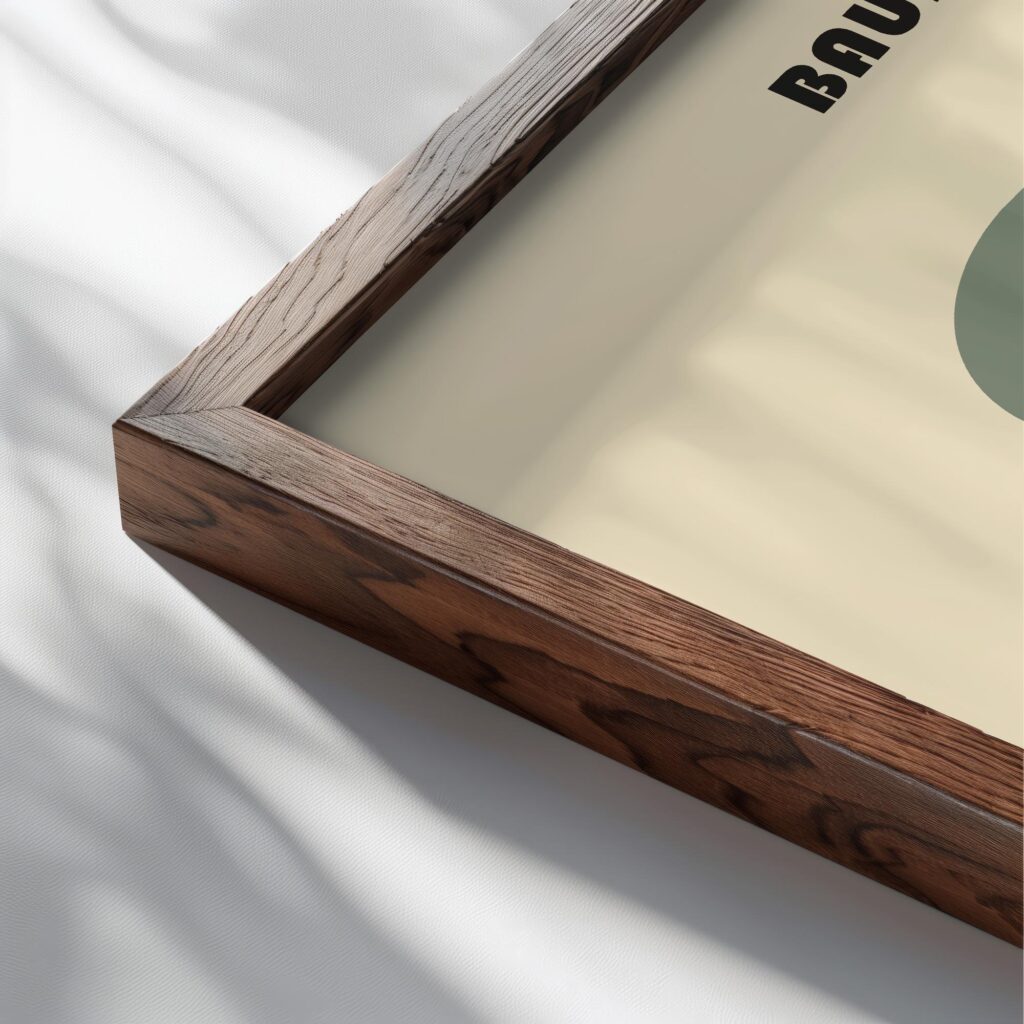 0045 bauhaus7 green 3x4 close up dark wood mockup