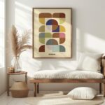 0051 bauhaus8 earth tones 3x4 5 mockup