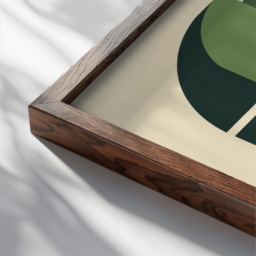 0060 bauhaus9 green close up dark wood mockup