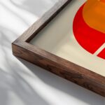 0061 bauhaus9 orange close up dark wood mockup
