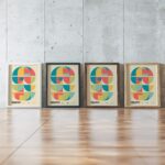 0063 bauhaus9 spring framed posters mockup