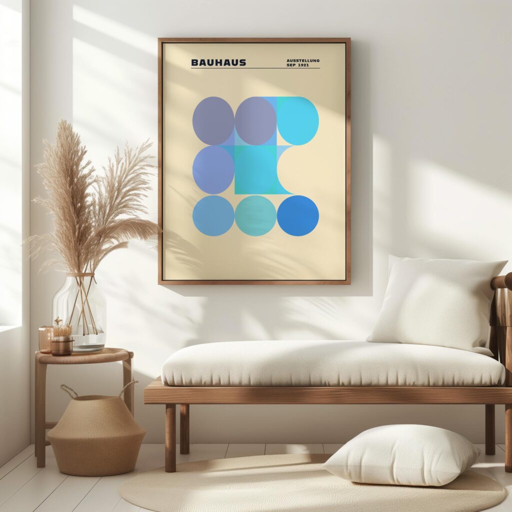0079 bauhaus12 blue 3x4 5 mockup