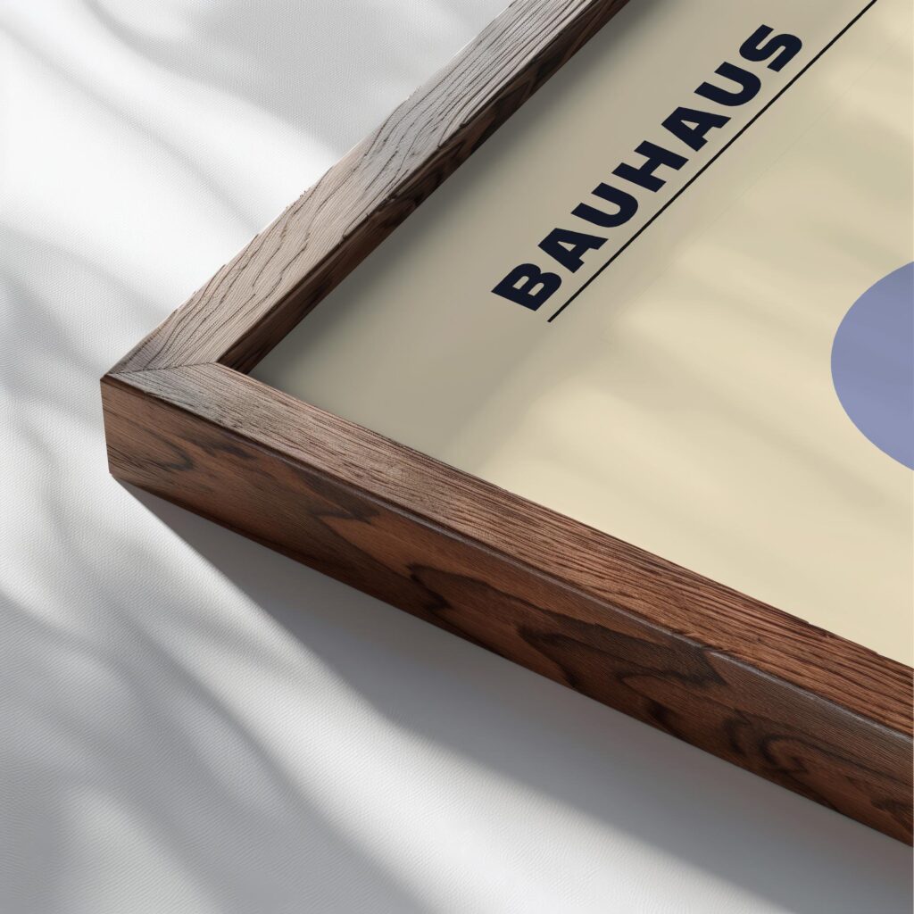 0079 bauhaus12 blue 3x4 close up dark wood mockup