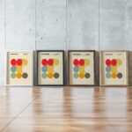 0085 bauhaus12 summer 3x4 framed posters mockup