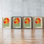0086 bauhaus13 summer 3x4 framed posters mockup