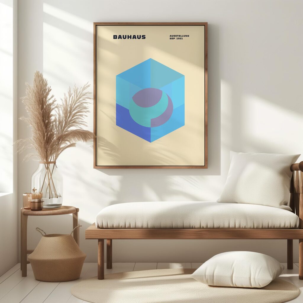 0087 bauhaus14 blue 3x4 5 mockup