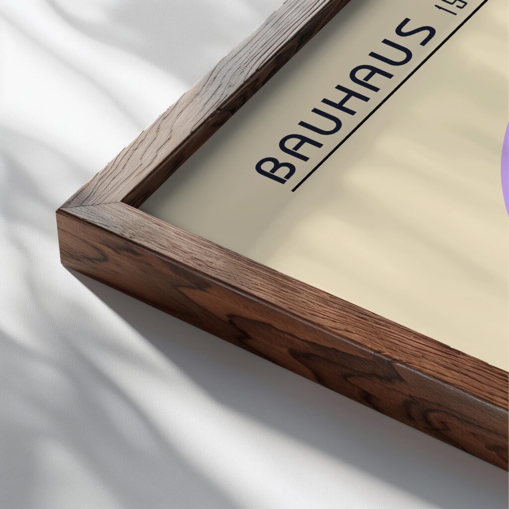 0102 bauhaus16 pink 3x4 close up dark wood mockup