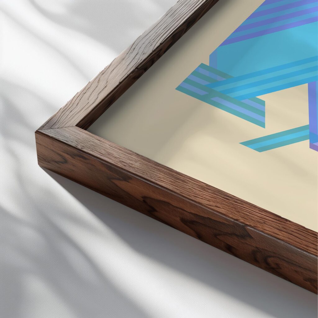 0103 bauhaus17 blue 3x4 close up dark wood mockup