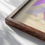 0108 bauhaus17 pink 3x4 close up dark wood mockup