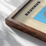 0110 bauhaus18 blue 3x4 close up dark wood mockup