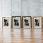 0114 bauhaus18 neutral 3x4 framed posters mockup