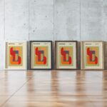 0116 bauhaus18 summer 3x4 framed posters mockup