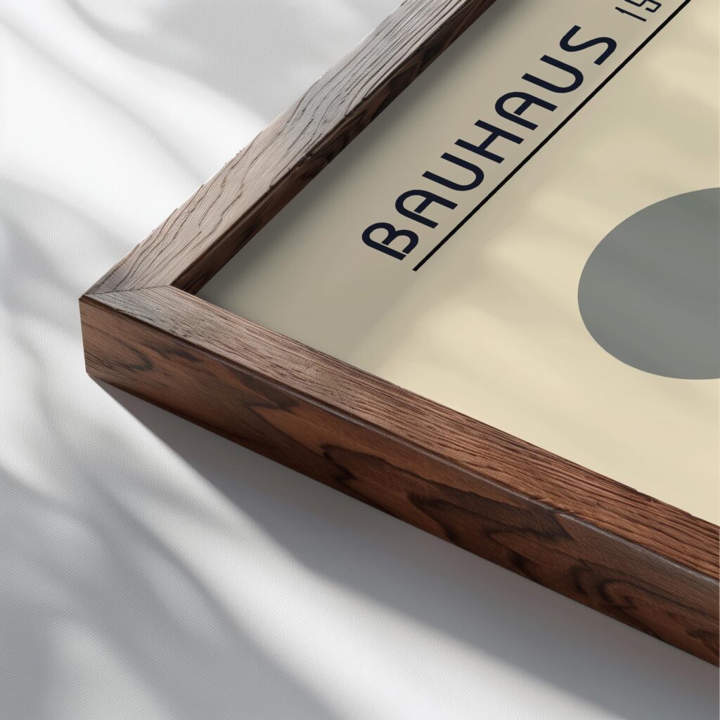 0118 bauhaus19 earth tones 3x4 close up dark wood mockup