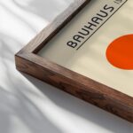 0122 bauhaus19 orange 3x4 close up dark wood mockup