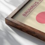 0123 bauhaus19 pink 3x4 close up dark wood mockup