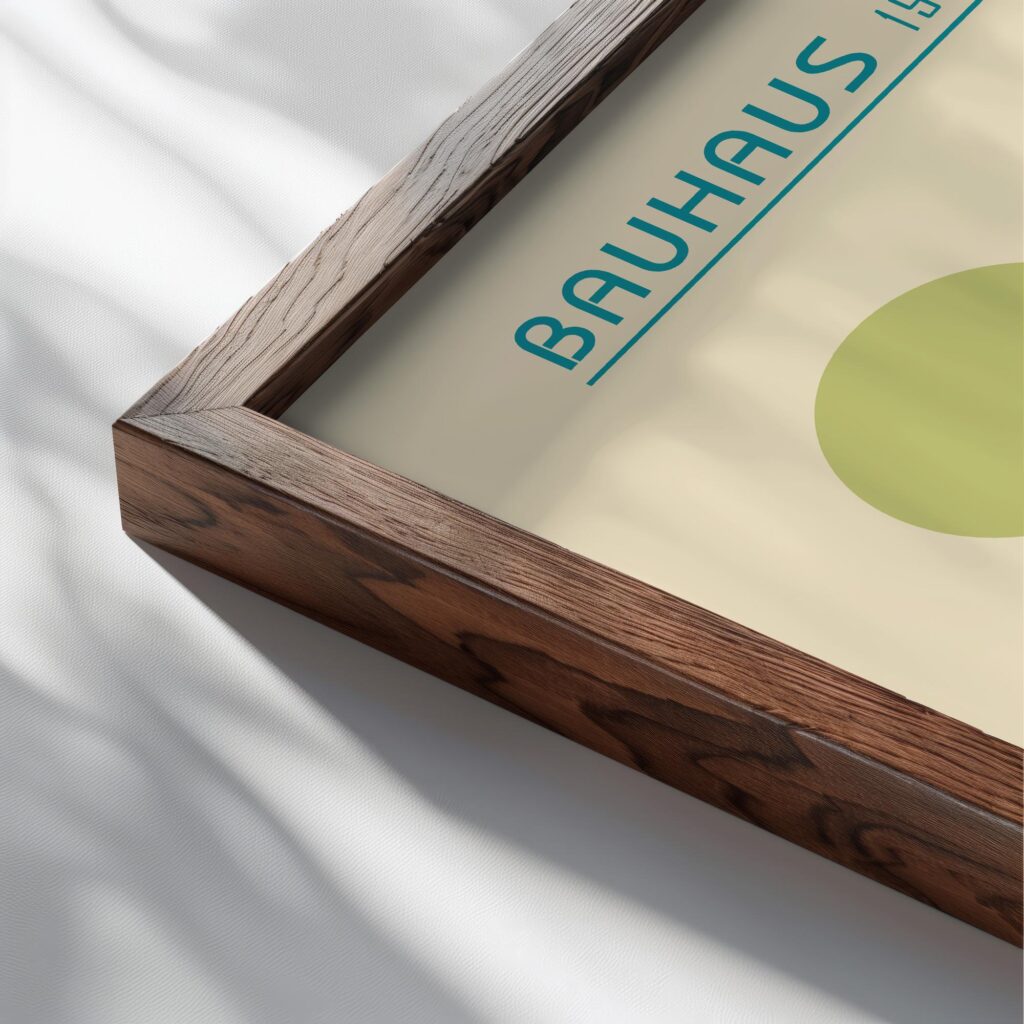 0124 bauhaus19 retro 3x4 close up dark wood mockup